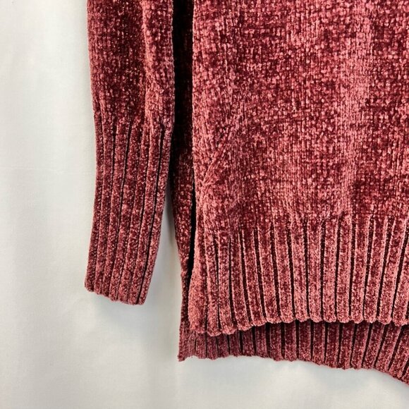 Pink Rose Womens Pullover Sweater Long Sleeve Raglan Tight Knit Small - Picture 8 of 10